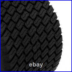 Two 20x10.00-10 20x10-10 20x10x10 Lawn Mower Tractor Turf Tires 4 Ply Rated
