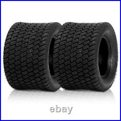 Two 20x12.00-10 Lawn Mower Garden Tractor Turf Tires 4 Ply 20x12-10 20 12 10