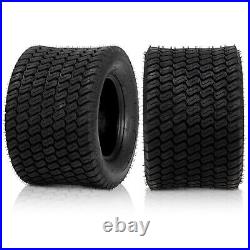 Two 20x12.00-10 Lawn Mower Garden Tractor Turf Tires 4 Ply 20x12-10 20 12 10