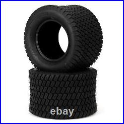 Two 20x12.00-10 Lawn Mower Garden Tractor Turf Tires 4 Ply 20x12-10 20 12 10