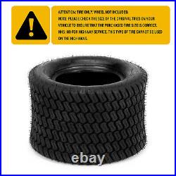 Two 20x12.00-10 Lawn Mower Garden Tractor Turf Tires 4 Ply 20x12-10 20 12 10