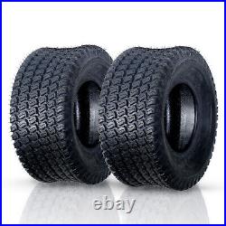 Two 22x10.00-10 Lawn & Garden Mower Tractor Turf Tires 4 Ply 22x10-10 22x10x10