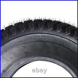 Two 22x10.00-10 Lawn & Garden Mower Tractor Turf Tires 4 Ply 22x10-10 22x10x10