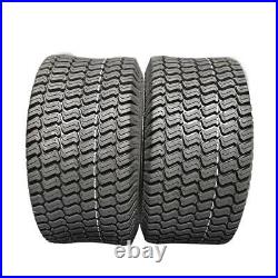 Two 22x11.00-10 22x11-10 22x11x10 Lawn Mower Tractor Turf Tires 4 Ply Rated