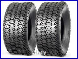 Two 22x9.50-10 Lawn Mower Garden Tractor Turf Tires 4 Ply 22x9.5-10 Tubeless