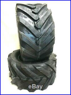 Two 23x10.50-12 Rubbermaster Tires Lug AG 23x10.5-12 VERY WIDE 23 1050 12