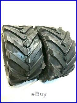Two 23x10.50-12 Rubbermaster Tires Lug AG 23x10.5-12 VERY WIDE 23 1050 12