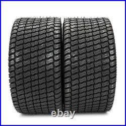 Two 24x9.50-12 Lawn Mower Garden Tractor Turf Tires 4 Ply 24x9.5-12 24 950 12