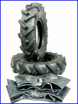 Two 6-14 6x14 R 1 Bar Lug Wtubes Tractor Climb Tires Heavy Duty Grip Mud 6.00-14