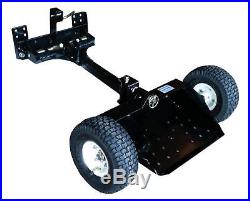 Two Wheel Sulky Lift Latch Mowers Pneumatic Wheels Anti-slip Platform Tread