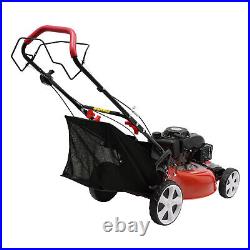 USED 20.5in. 140cc High Wheel RWD Gas Walk Behind Self Propelled Lawn Mower 1.6L