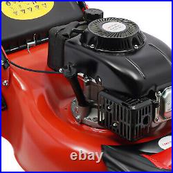 USED 20.5in. 140cc High Wheel RWD Gas Walk Behind Self Propelled Lawn Mower 1.6L