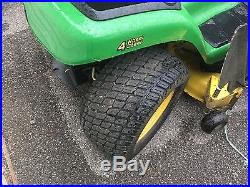 USED John Deere X324 4-Wheel Steer 48 Lawn Tractor