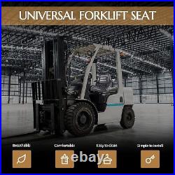 Universal Seat Adjustable with Armrests and Seat Belt for Excavator Tractors