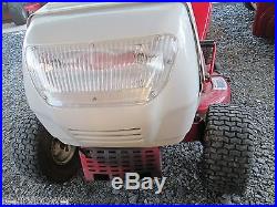 Used White LT1300 Riding lawn mower tractor 38 deck mulch plug 13 hp Briggs