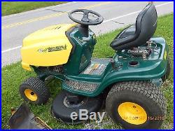 Used Yard Man Lawn Tractor 42 Mower Deck 17.25 HP Briggs Engine