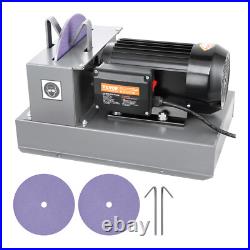 VEVOR 1HP 750W Lawn Mower Blade Grinder Sharpener 9-inch Ceramic Grinding Wheel