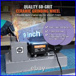 VEVOR 1HP 750W Lawn Mower Blade Grinder Sharpener 9-inch Ceramic Grinding Wheel