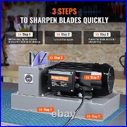 VEVOR 1HP 750W Lawn Mower Blade Grinder Sharpener 9-inch Ceramic Grinding Wheel