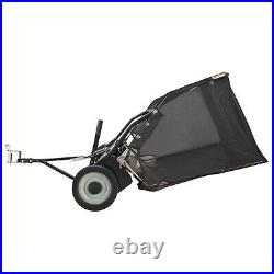 VEVOR Lawn Sweeper Tow Behind Leaf Yard Collector 48.5 26 Cu. Ft. Adjustable