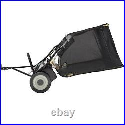 VEVOR Pro Lawn Sweeper Tow Behind/Hand Push Leaf Grass Yard Collector Adjustable