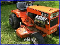 Vintage 1985 Diesel Simplicity 7790 Garden Lawn Tractor Mower with Plow
