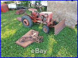 Vintage Jim Dandy Economy Tractor With Attachments