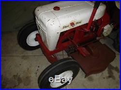 Vintage Wheel Horse Suburban Tractor nut roaster wheelhorse old mower and book