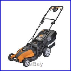 WG750 WORX Cordless 16 Lawn Mower with Mulching Capabilities