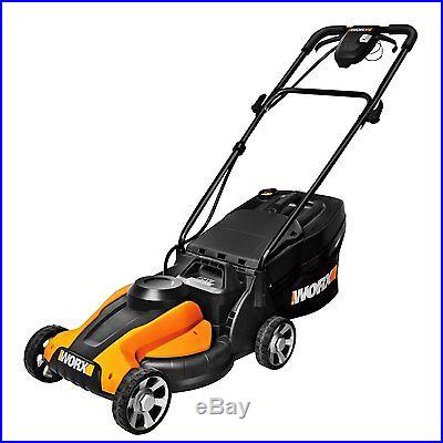 WG775 Worx 14-Inch 24V Cordless Lawn Mower With Removable Battery