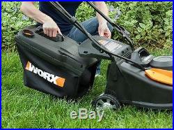 WG782 WORX 14 24-Volt Cordless Lawn Mower with IntelliCut