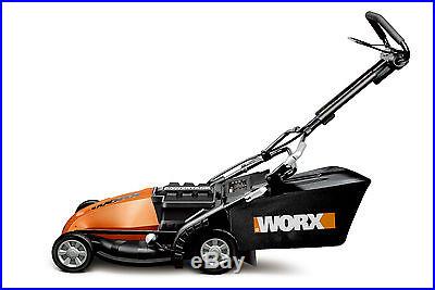 WG788 Worx 19 36V Cordless 3-in-1 Lawn Mower with Intellicut