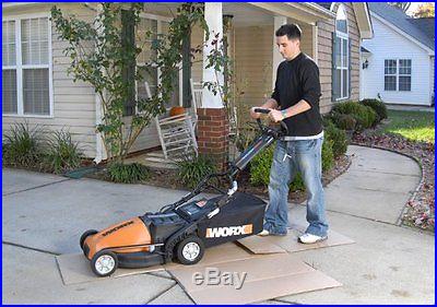 WG788 Worx 19-Inch 36V Cordless Lawn Mower With Removable Battery & IntelliCut