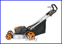 WORX WG774 56V 20 Cordless Electric Lawn Mower with Intellicut & Mulch Plug