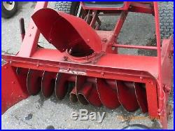 Wheel Horse C-145 Automatic Garden Tractor with Cab, Snow Blower, Weights & Chains