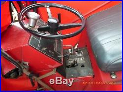 Wheel Horse C-145 Automatic Garden Tractor with Cab, Snow Blower, Weights & Chains