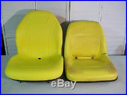 YELLOW ULTRA HIGH BACK DELUXE SEAT fits John Deere 445 455 4010 AM117489 #DD