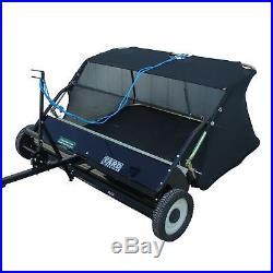 Yard Tuff 42 Quick Assembly Tow Style Lawn Sweeper for Debris, Leaves, & More