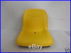 Yellow High Back Seat For John Deere 755, 855 & 955 Compact Tractor #ra