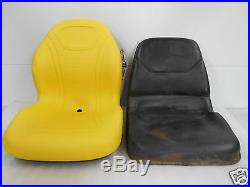 Yellow High Back Seat For John Deere Jd 655, 755, 855 & 955 Compact Tractor #cf