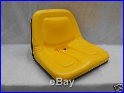 Yellow Replacement seat for John Deere 300, 312, 314, 317, 400 STEEL PAN! #BZ